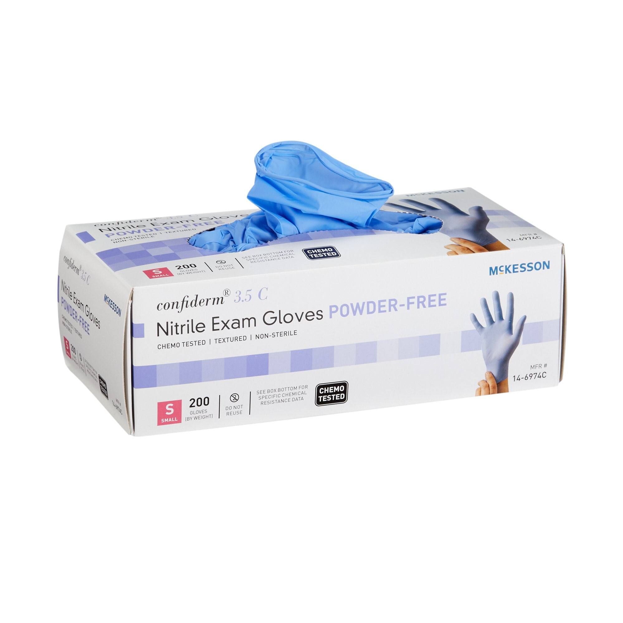 Mckesson 146974C Tactile Touch NonSterile Nitrile Exam Gloves Chemo