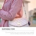thumbnail image 2 of SHISUYAN 2pcs Round Imitation Pearl Beads Short Handle Bag Chain Replacement Bag Decor, 2 of 7