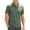 Army Green, variant on Mens Summer Shirts Short Sleeve Quarter Zip Stand Neck Breathable Pullover Daily Workwear Casual Shirts