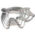 thumbnail image 5 of Large Pig Cookie Cutter Set 5-Piece Stainless Steel Mexican Marranitos Fondant Molds, 5 of 8