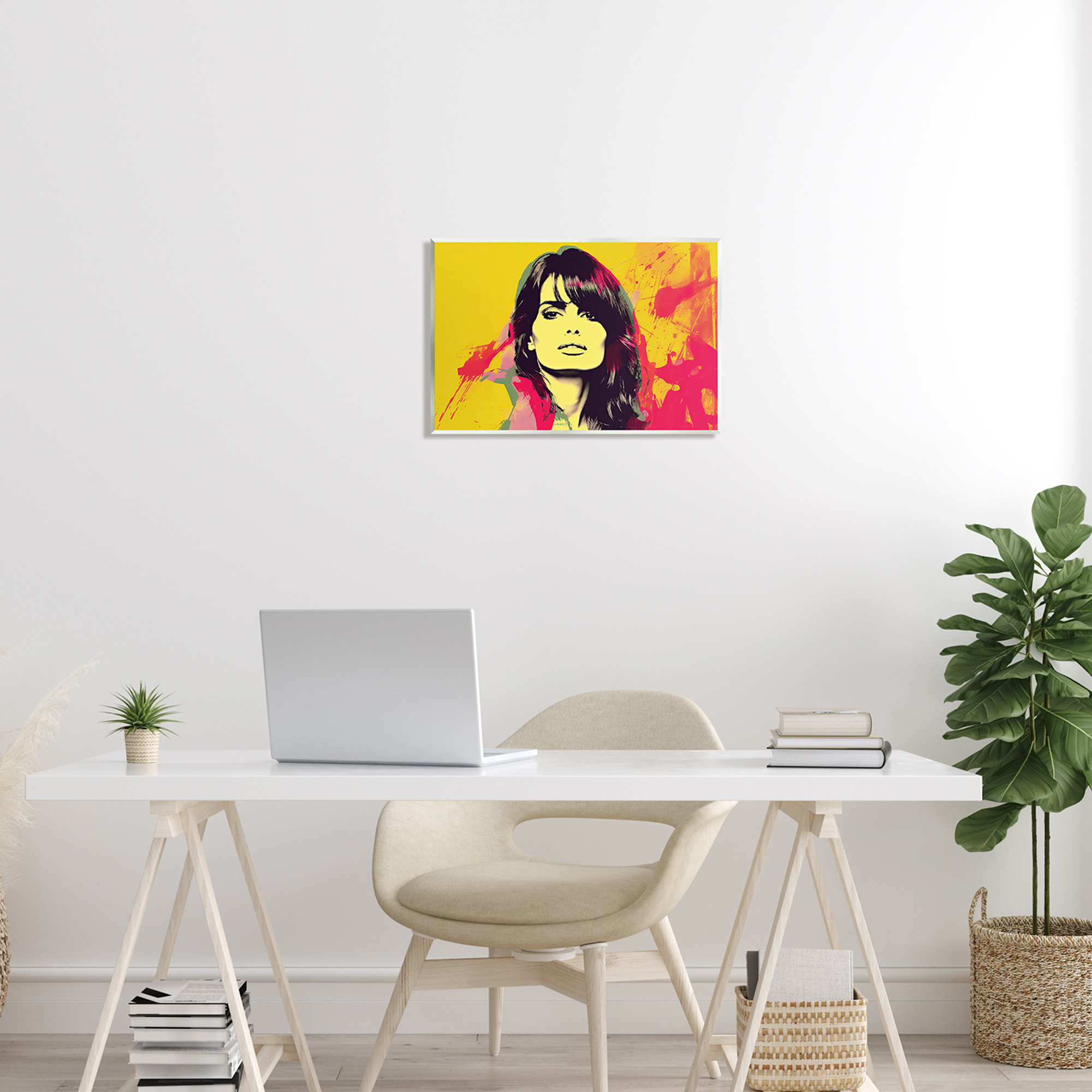 Stupell Industries Modern Penelope Cruz Abstract Painting Unframed Art Print Wall Art, 19 x 13