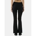 thumbnail image 3 of No Boundaries Flare Pants and 2-Pack, Women's and Women’s Plus, 3 of 6
