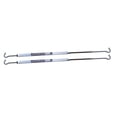 thumbnail image 1 of Torklift Turnbuckle S9050A SpringloadXL; Use With Frame Mounted Tie Down; Spring Loaded Hook and Hook Style; 35 to 45 Inch Reach; Without Handle; Lockable; Lock Sold Separate; Grey; Aluminum; Set of 2, 1 of 1