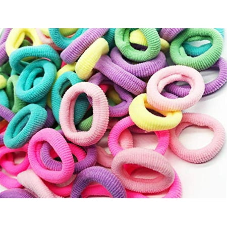 bands rubber cotton hair elastic 5cm ponytail ties diameter seamless holders stretch thin toddler band fine very baby