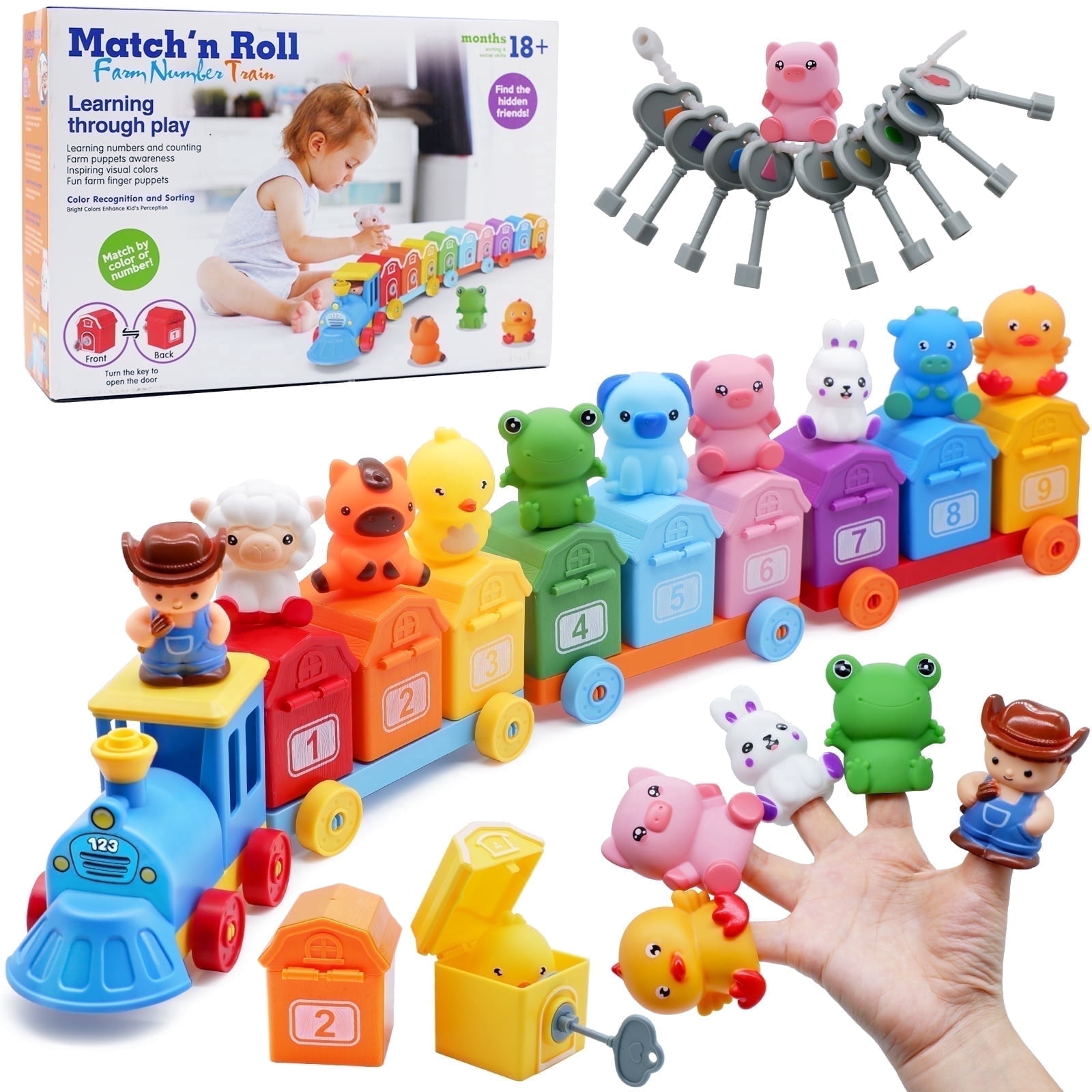 Learning Resources Three Bear Family Rainbow Counters, Set of 96