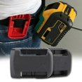 thumbnail image 1 of Battery Mounting Box Black Battery Holder Slot Shelf Rack Srand Tools Battery Holder Slot for Workshops Truck Panels, 1 of 8