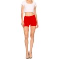 thumbnail image 4 of Women's Workout Low Rise Solid Stretch Running Yoga Athletic Active Biker Shorts Pants, 4 of 4