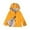 1-265Yellow817, variant on CAIVO Warm Design Button Hooded Coats Toddler Girls Soft Winter Jacket Outerwear Cute Casual Long Sleeve Versatile Dailywear