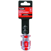 Task Tools T50444C Screwdriver, #2 Drive, Robertson Drive, 1-1/2 in L Shank, Cellulose Acetate Handle, Hard Grip Handle