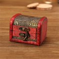 thumbnail image 2 of Trinket Case Exquisite Chic Practical Small Distressed Treasure Storage Case, 2 of 4