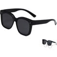 thumbnail image 1 of Donpidd Snapshades se ajustan a las gafas de sol, gafas de sol polarizadas que se ajustan a las gafas normales, gafas de sol para mujer, 1 of 4