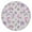 Pioneer Flower Floral-2, variant on Pioneer Flower Floral Print Pattern Round Fitted Tablecloth with Elastic Edge,Dining Table Cover Waterproof,Outdoor Round Tablecloth for Camping,Dining,Indoor and Outdoor