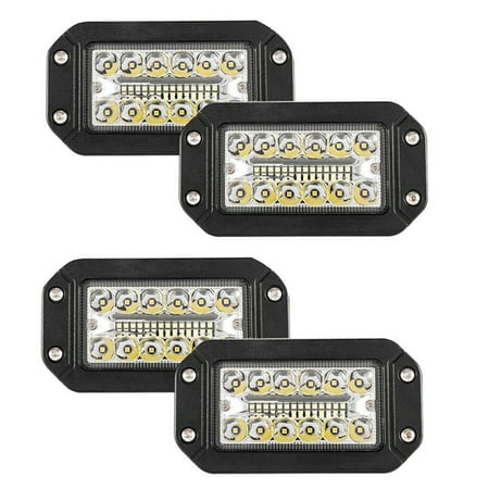 

4Pcs 12V 6 Inch Mount Work Light 26 LED Super Bright Spotlight Car Headlights