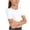 White, variant on XEGLSBU Girls Short Sleeve Shirts Size 7 Warm Girls Ribbed Knit Short Sleeve Crewneck Tee Soft Casual Basic Top for Toddler Wear White Size 7-8 Years