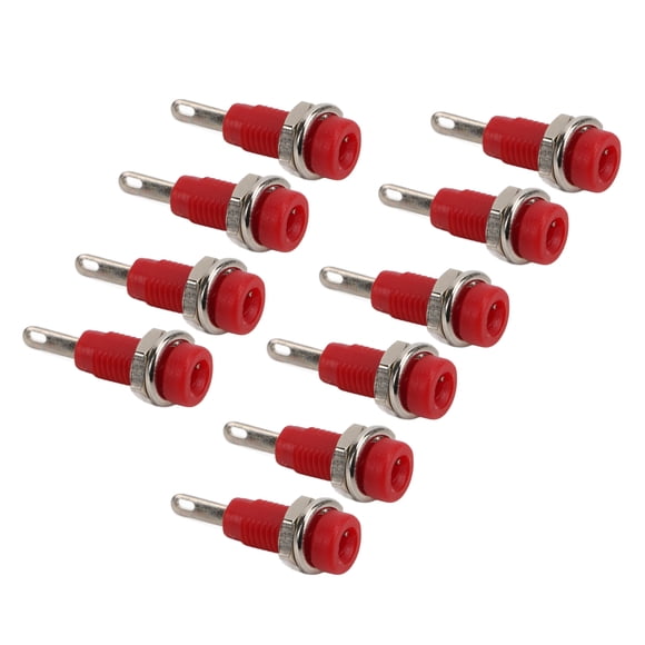 2mm Extended Post Plug 10Pcs J.40003 2mm Banana Jack Panel Socket Extended Post Plug Adapter For Electronic Instrument