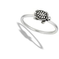 thumbnail image 4 of Cute Hatching Crawling Turtle Animal Ring .925 Sterling Silver Band Jewelry Female Male Size 6, 4 of 4