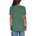 thumbnail image 4 of Womens Shirts Casual Sevevn Women's Half Sleeve T-Shirts Button Down Scoop Neck Summer Casual Tops Summer Tops For Women 2025, 4 of 6