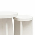 Ameriwood Home Liam End Tables, Set of 2, Faux Plaster
