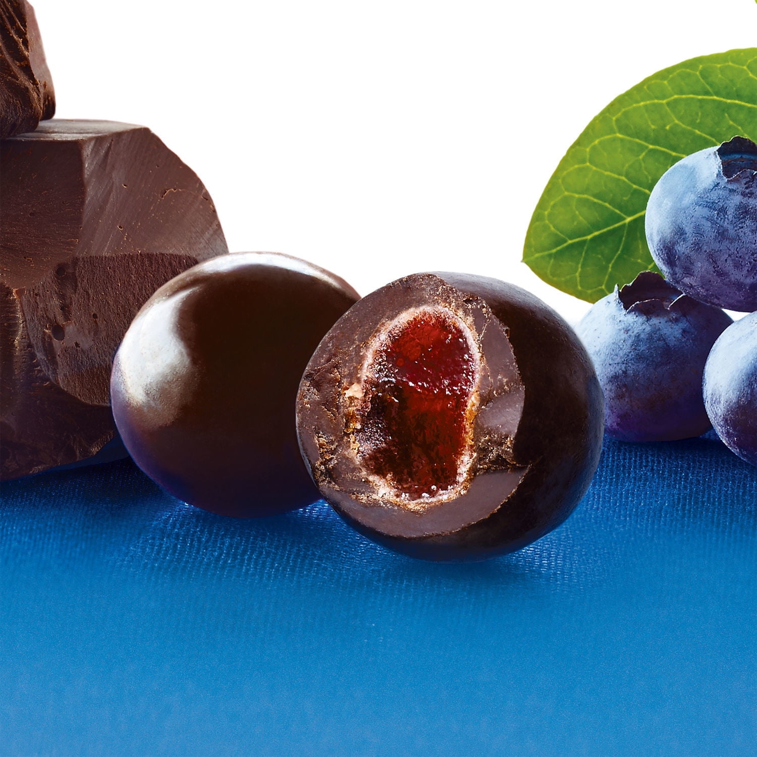 Brookside Dark Chocolate Acai and Blueberry Flavored, 7 Oz Bag (Pack of 2).