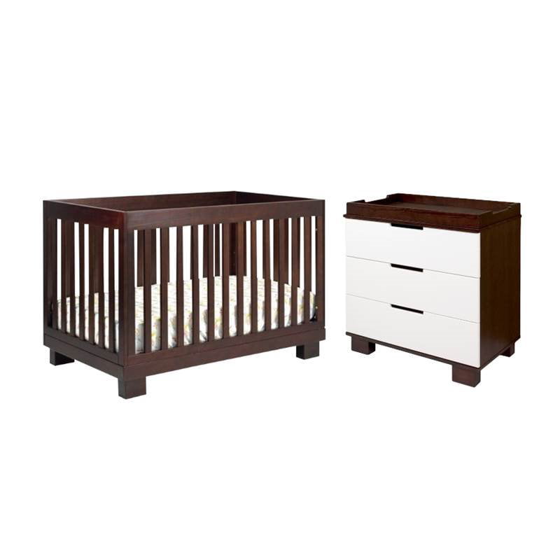 baby crib dresser and changing table set