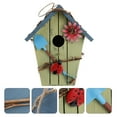 thumbnail image 2 of Blue Bird Cage with Comfortable Material and Creative Design for Decoration Synhetic Small Size, 2 of 6