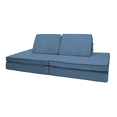 thumbnail image 1 of Dundy Clasico, Sillon de Actividades Modular Infantil. Sofa de Piso para niños y Adultos. Juego para niños y Bebes. 4 Piezas. 85 x 170 x 50 cm. (Indigo), 1 of 6