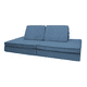 thumbnail image 1 of Dundy Clasico, Sillon de Actividades Modular Infantil. Sofa de Piso para niños y Adultos. Juego para niños y Bebes. 4 Piezas. 85 x 170 x 50 cm. (Indigo), 1 of 6