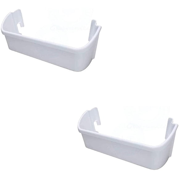 Door Bin Shelf White Compatible with Frigidaire Refrigerator 240323001 ( 2 Pcs )