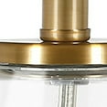 thumbnail image 5 of 14" Clear Glass Cylinder Table Lamp With White Drum Shade, 5 of 9