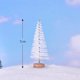 thumbnail image 2 of Christmas Tree Ornaments 7cm Shining White, 2 of 5
