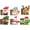 Set-B, variant on 6 Pack Santa Claus Design Building Blocks Set, Christmas Theme Building Blocks Ornaments, Mini Building Figures, DIY Stocking Stuffers, Xmas New Year Birthday Gifts, Party Favors (Set-B)