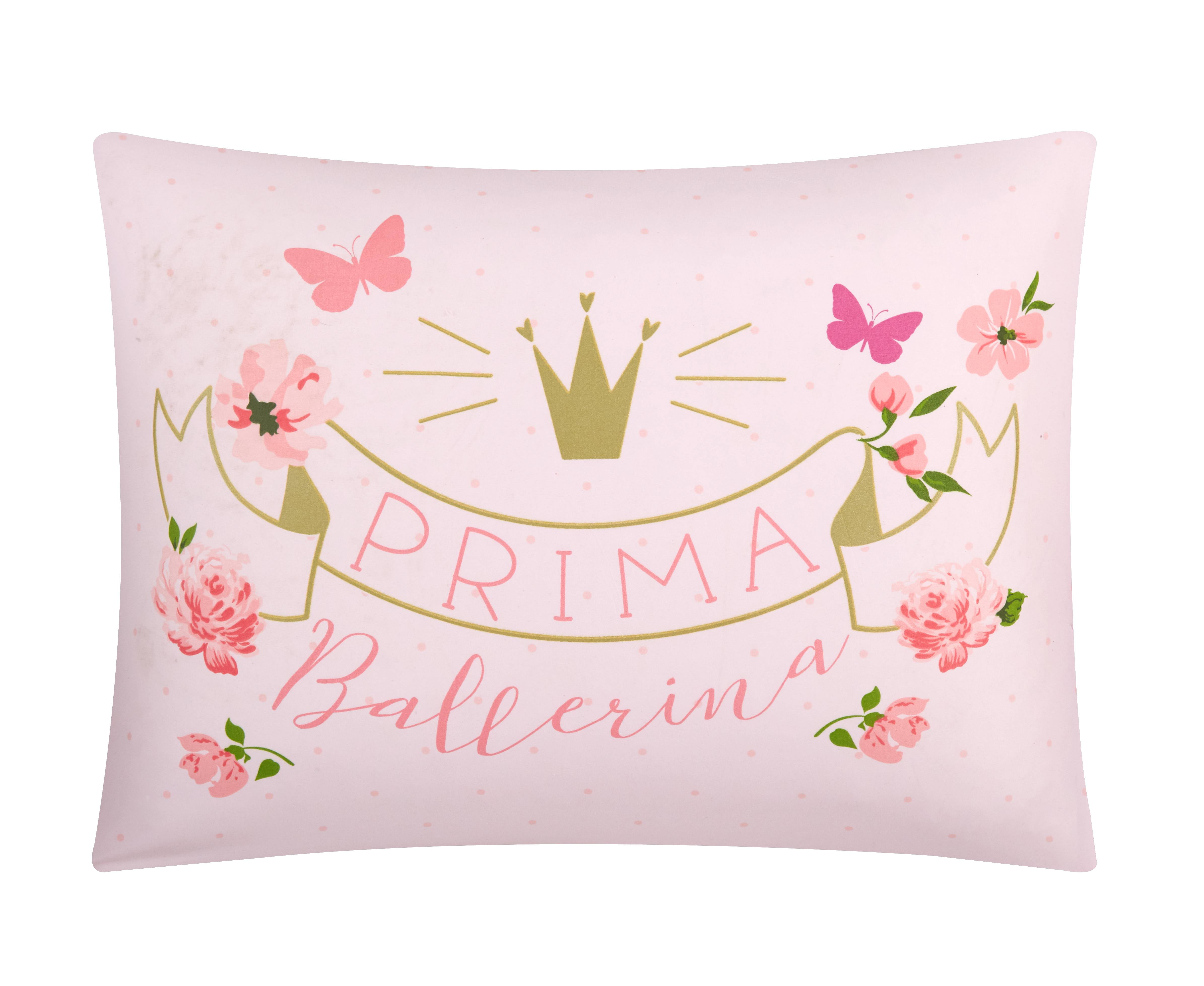 Heritage Club Pink Dancing Ballerina Comforter Set