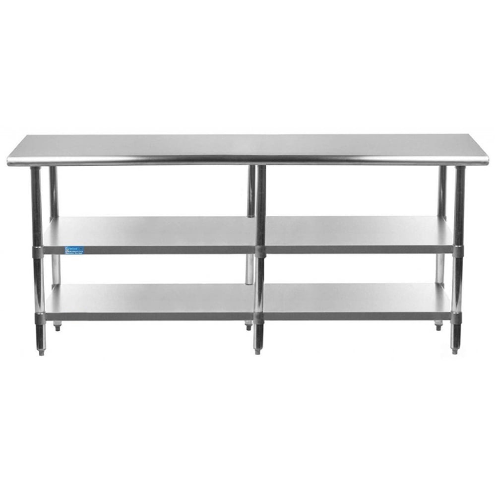 Flat Top Stainless Steel Work Table 24"x24" NSF 