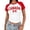 Red #36, variant on Soccer Cup Shirts 2026 Women Crop Raglan Short Sleeve Slim Fit T-Shirt USA Mexico Printed Graphic Soccer Fans Jersey Yellow S