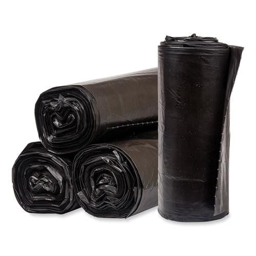 Eco Strong Plus Can Liners, 33 gal, 1 mil, 33 x 39, Black, 150/Carton Eco Strong Plus Can Liners, 33 gal, 1 mil, 33 x 39, Black, 150/Carton