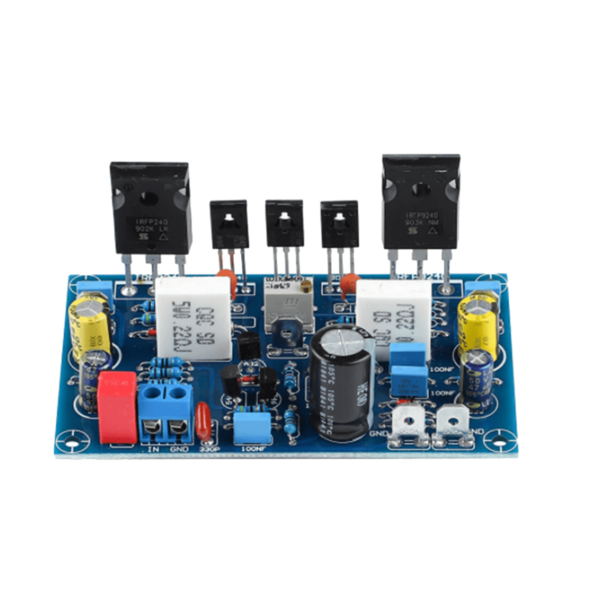 2Pair Power Amplifier Board 100Wx2 Amplificador IRF240 FET Class A Power Amplifier Audio Board Amp for Home Sound,2 Pair Amplifier Board,as shown