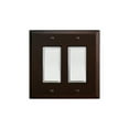 thumbnail image 2 of Questech Décor Double Rocker Wall Plate, Pyramid Light Switch Cover, Oil Rubbed Bronze, 2 of 10