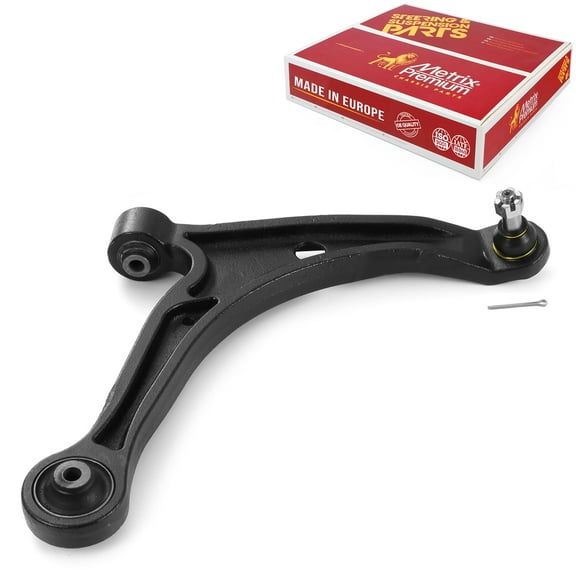 Metrix Premium Chassis Parts - Front Right Lower Control Arm w Ball Joint & Bushing Assembly Fits 2003-2008 Honda Pilot, 2001-2006 Acura MDX, Replacement RK621350, Made in Europe