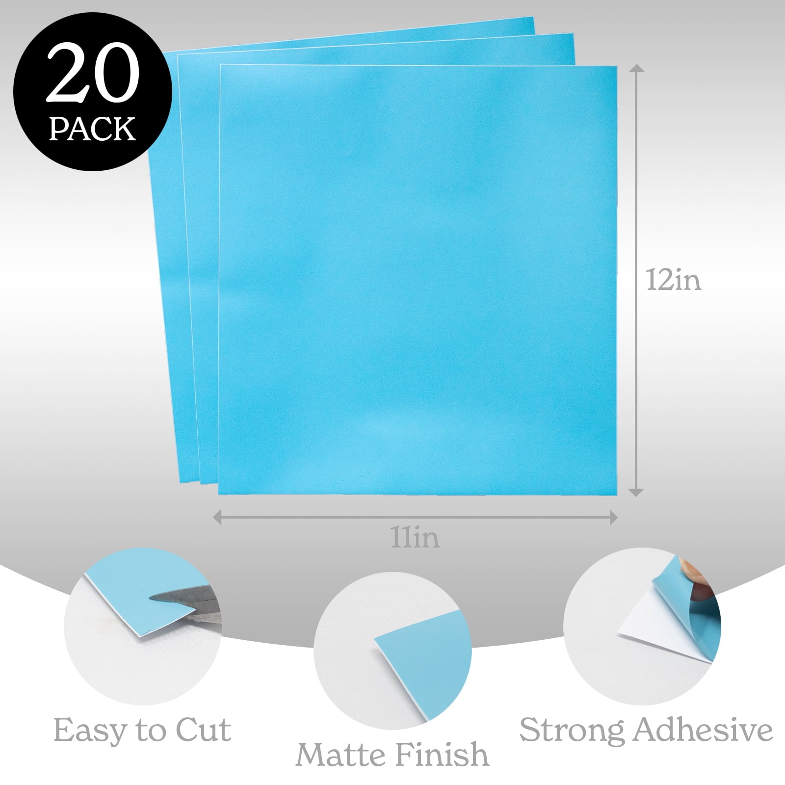 Buy Stencil Vinyl for Cricut Machine and Oracle [20 Pack, 12 x 11