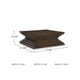 thumbnail image 3 of Signature Design by Ashley Furniture Hannodream Warm Brown Coffee Table, 3 of 8