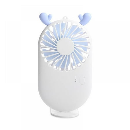 

Hazel Tech Hand Holding Pocket USB Charging Portable Handheld Desktop Fan White