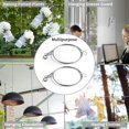 thumbnail image 2 of FrostHike 2Pcs Adjustable Picture Hanging Wire. Mirror Frame Kit Heavy Duty Stainless Steel Wire Rope 6.5ft/2m for Mirror Hanging Hardware/Light Lamp/Billboards/Basket/Flowerpot Hold Up to 44lb/20kg, 2 of 5