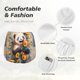 thumbnail image 4 of Balery Elegant Cute Panda Sunflower Pantalones cortos deportivos para mujer con forro y dos bolsillos, elásticos, para entrenamiento, gimnasio, yoga-Large, 4 of 7
