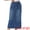 Medium Blue, variant on DARING DIVA Women's Casual Midi Length Split Back High Waist Long Jean Skirts XS Dark Blue