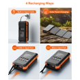 thumbnail image 4 of Cargador solar Power Bank Kepswin 49800 mAh con 4 cables y panel, 4 of 8