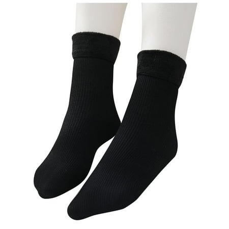 

DENGDENG Womens Ankel High Soft Socks Winter Thermal Warm Sock Winter Thick Warm Socks for Women