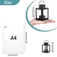thumbnail image 2 of 2 Pcs Vintage Style Hanging Small Lanterns for Tealight Candle, 2 of 5