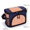 thumbnail image 3 of EARKITY Insulated Lunch Bag, Leakproof Thermal Bento Lunch Box, Portable Lunch Box Small Cooler Bag, Soft Collapsible Reusable Insulated Lunch Tote for Everyday Work Travel Office School, 3 of 7
