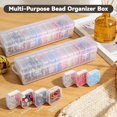 thumbnail image 3 of 130 Pack Transparent Bead Organizers and Storage - Portable Bead Organizer, 10 Large Boxes and 120 Small Boxes for Bracelet Making DIY, Jewelry, Small Parts, 3 of 7