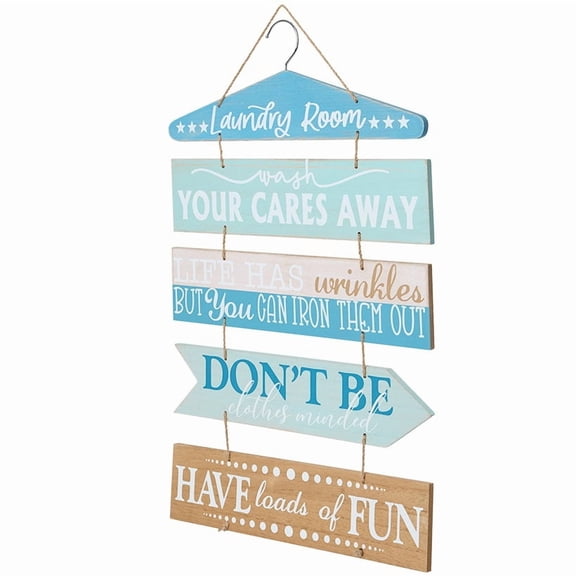 Country Blue Laundry Room - Bag, Lint Bin, Magnets, Sheet Bin, or Wall Sign